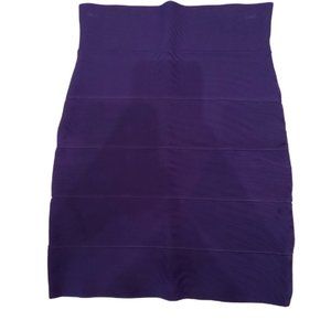 Ultra sexy Royal Purple BCBGMaxAzria high waisted mini skirt, Sz Small